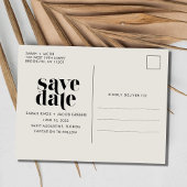 Carte Postale Faire-part Photo de mariage de destination de plage Enregistr