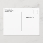 Carte Postale Faire-part Photo de mariage des montagnes alpines pittoresque (Dos)