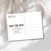 Carte Postale Faire-part Photo de mariage drôle de boissons gratuites Enreg