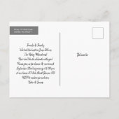 Carte Postale Faire-part Photo de mariage Mountains Were Calling (Dos)