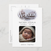 Carte Postale Faire-part *~* Photo de naissance AP79 Bébé Nouveau-né Faire- (Devant / Derrière)