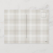 Carte postale Faire-part photo de naissance de béb (Dos)