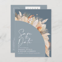 Photo de pampas bleu poussiéreux bohème moderne  a