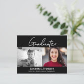 Carte Postale Faire-part Photo de promotion des diplômés actuels et d'autre (Debout devant)