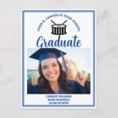 Carte Postale Faire-part Photo de remise des diplômes de l'orchestre d'écol (Devant)