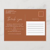 Carte Postale Faire-part Photo de script moderne bonjour petit un (Dos)