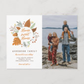 Carte Postale Faire-part Photo de Thanksgiving Home Sweet Home en mouvement (Devant)