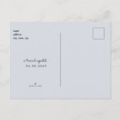 Carte Postale Faire-part Photo d'échographie Oh Boy Blue (Dos)