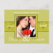 Carte Postale Faire-part Photo Enregistrer la Date (Devant)