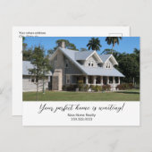 Carte Postale Faire-part Photo Marketing Votre entreprise de message  (Devant / Derrière)