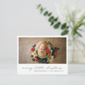 Carte Postale Faire-part Photo moderne Jote Noël de Noël de Noël (Debout devant)