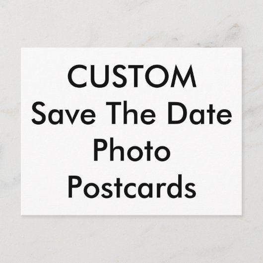 Carte Postale Faire-part Photo Personnalisée Image Texte Enregistrer La Dat (Devant)