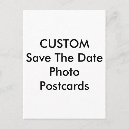 Carte Postale Faire-part Photo Personnalisée Image Texte Enregistrer La Dat (Devant)