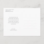 Carte Postale Faire-part Photo personnalisée simple et moderne Naissance du (Dos)