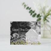 Carte Postale Faire-part Photo tourbillonnant Enregistrer La Date (Debout devant)