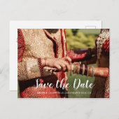 Carte Postale Faire-part Photographie personnalisée Enregistrer la date du  (Devant / Derrière)