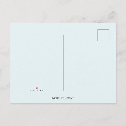 Carte Postale Faire-part Photos modifiables déplacées (Dos)