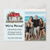 Carte Postale Faire-part Photos modifiables déplacées (Devant)