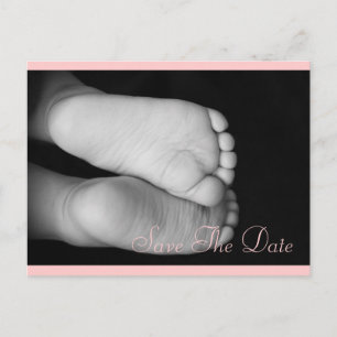Carte Postale Faire-part Pieds bébé mignons