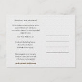 Carte Postale Faire-part Pink Blue Mandala We've Moved New Address (Dos)