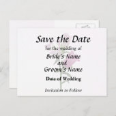 Carte Postale Faire-part Pink Canterbury Bells (Devant / Derrière)