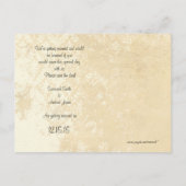 Carte Postale Faire-part Pink Yarrow Heart Leaf Tree Wedding Enregistrer La (Dos)