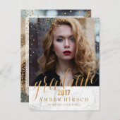 Carte Postale Faire-part PixDezines 2017 - Photos de fin d'études/Faux Meta (Devant / Derrière)