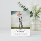 Carte Postale Faire-part PixDezines do-it-yourself couleur Enregistrer la d (Debout devant)