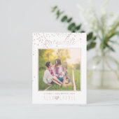 Carte Postale Faire-part PixDezines Enregistrer la configuration Date/Push  (Debout devant)