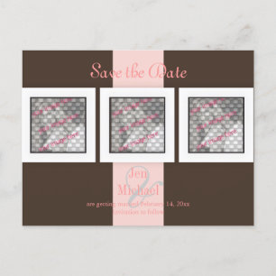 Carte Postale Faire-part PixDezines enregistrer la date images photo/couleu