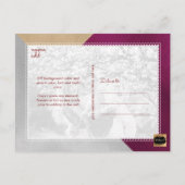 Carte Postale Faire-part PixDezines Enregistrer la date/les couleurs do-it- (Dos)