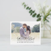 Carte Postale Faire-part PixDezines Enregistrer le script de date/fantaisie (Debout devant)