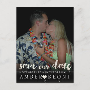 Carte Postale Faire-part PixDezines fausse argent/date de sauvegarde/couleu