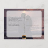 Carte Postale Faire-part PixDezines Faux Argent Enregistrer la Date/Cœur (Dos)