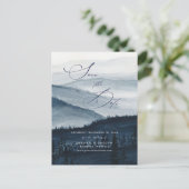 Carte Postale Faire-part PixDezines Misty Mountain (Debout devant)