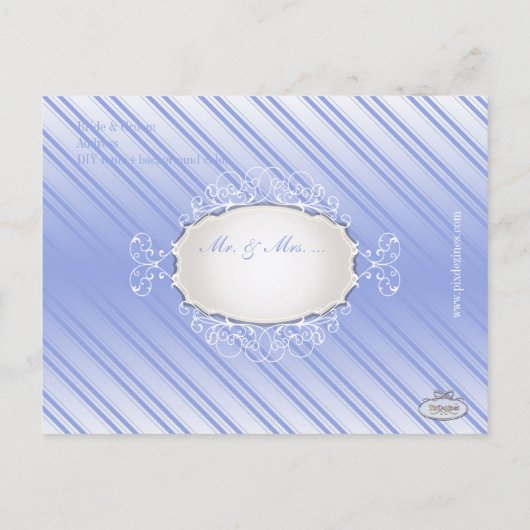 Carte Postale Faire-part PixDezines photo/date de sauvegarde (Dos)