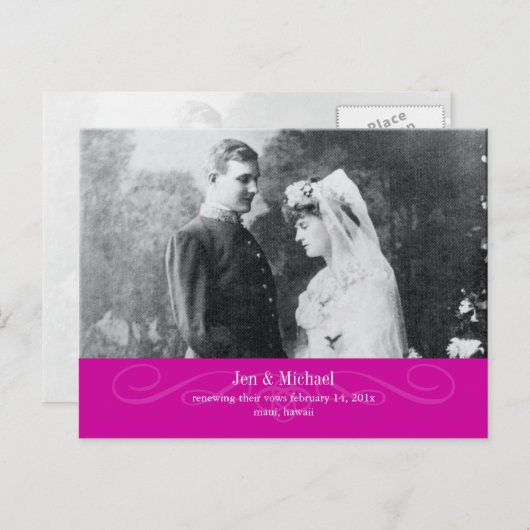 Carte Postale Faire-part PixDezines Renouveler les fenêtres, enregistrer la (Devant / Derrière)