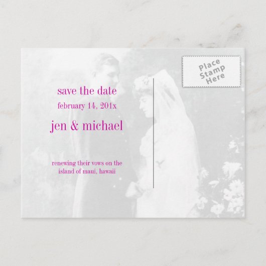 Carte Postale Faire-part PixDezines Renouveler les fenêtres, enregistrer la (Dos)