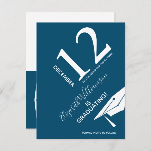 Carte Postale Faire-part Plafond Moderne Économisez La Date (Devant / Derrière)