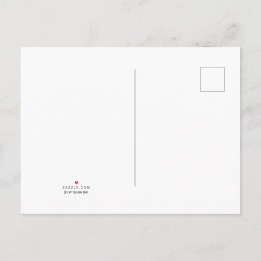 Carte Postale Faire-part Plage (Dos)