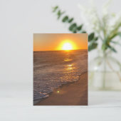 Carte Postale Faire-part Plage (Debout devant)