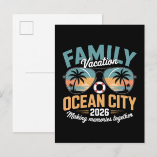 Carte Postale Faire-part Plage d'Ocean City