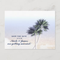Plage nautique tropicale et palmiers, enregistrez