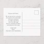 Carte Postale Faire-part Plage Océan Sunset Retraite Déménagement (Dos)