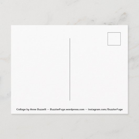 Carte Postale Faire-part Plan de fauchage défectueux - (Dos)