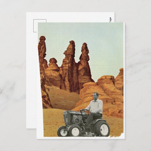 Carte Postale Faire-part Plan de tonte erroné - (Devant / Derrière)