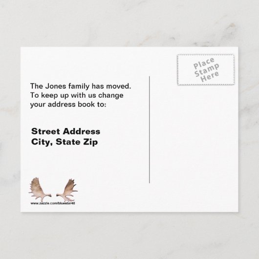 Carte Postale Faire-part Plaque de licence Idaho Sasquatch (Dos)