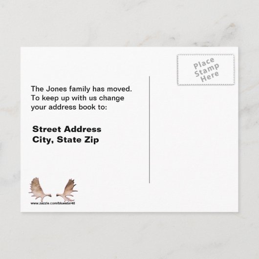 Carte Postale Faire-part Plaque d'immatriculation Sasquatch de la Colombie- (Dos)