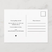 Carte Postale Faire-part Pochette d'album de musique chanson virale Sauvega (Dos)