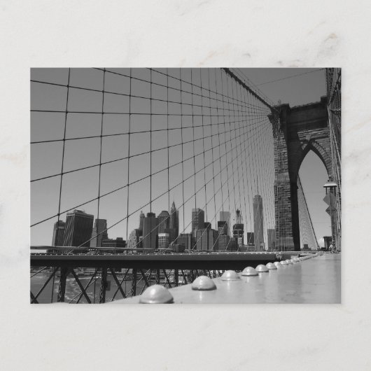 Carte Postale Faire-part Pont de Brooklyn (Devant)
